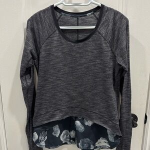 Lululemon relaxed, faux layered top.